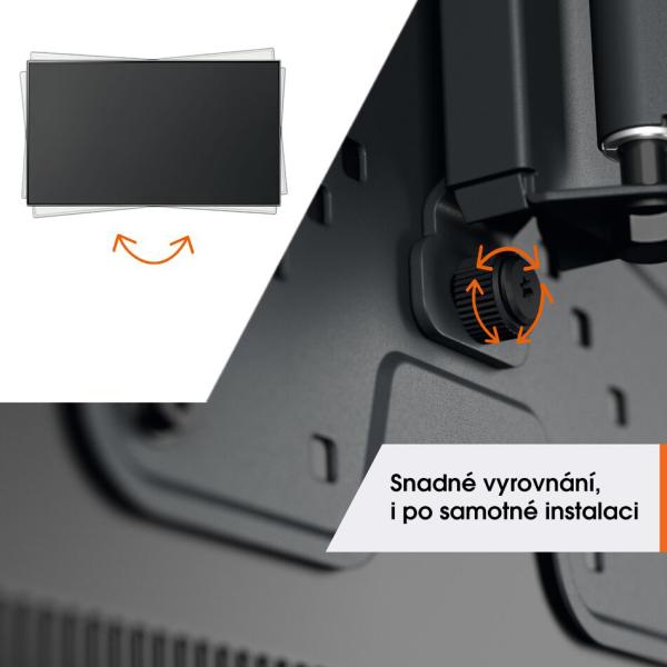 Vogel"s TVM1443, TV rameno s 3 kĺbmi pre displeje 32-65", 25 kg 