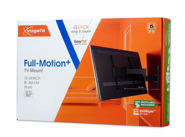 Vogel"s TVM1443, TV rameno s 3 kĺbmi pre displeje 32-65", 25 kg 