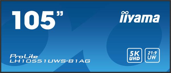 105" iiyama LH10551UWS-B1AG: IPS, 5K, USB-C, 24/ 7