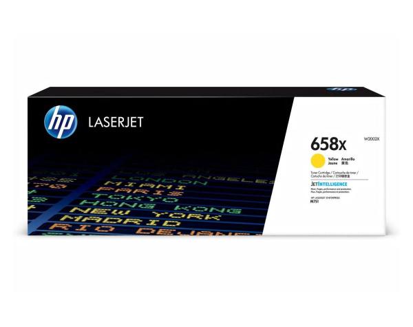 HP Žltá originálna tonerová kazeta HP 658X