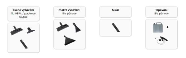 Salente Combo 4v1, vysávač na mokré a suché vysávanie, tepovač, fukár, nerez nádoba 