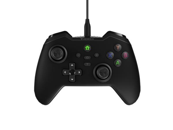 Drôtový gamepad Genesis MANGAN 300, pre PC/ Switch/ Mobil, čierny