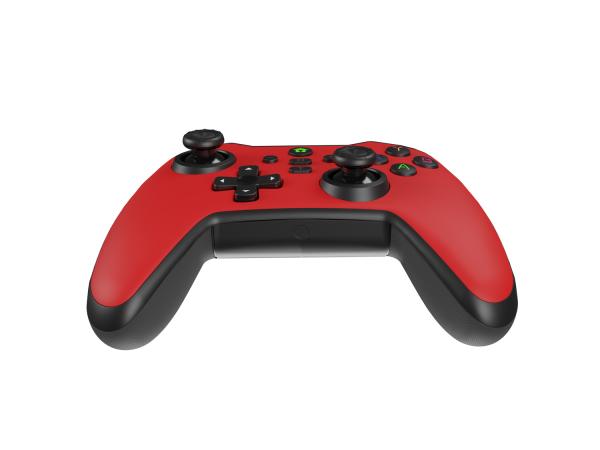 Drôtový gamepad Genesis MANGAN 300, pre PC/ Switch/ Mobil, červený 