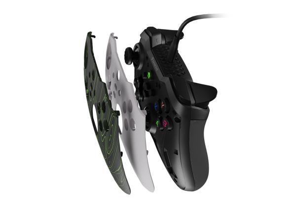 Drôtový gamepad Genesis MANGAN 300, pre PC/ Switch/ Mobil, biely 