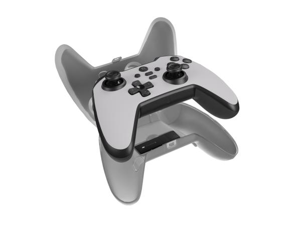 Drôtový gamepad Genesis MANGAN 300, pre PC/ Switch/ Mobil, biely 