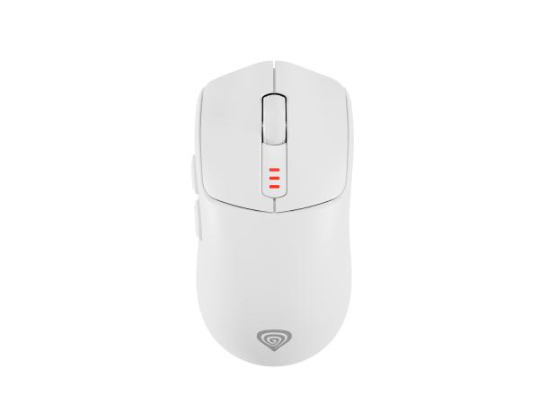 Genesis herná myš ZIRCON 500 G2/ Herná/ Optická/ 10 000 DPI/ USB+BT/ Biela 