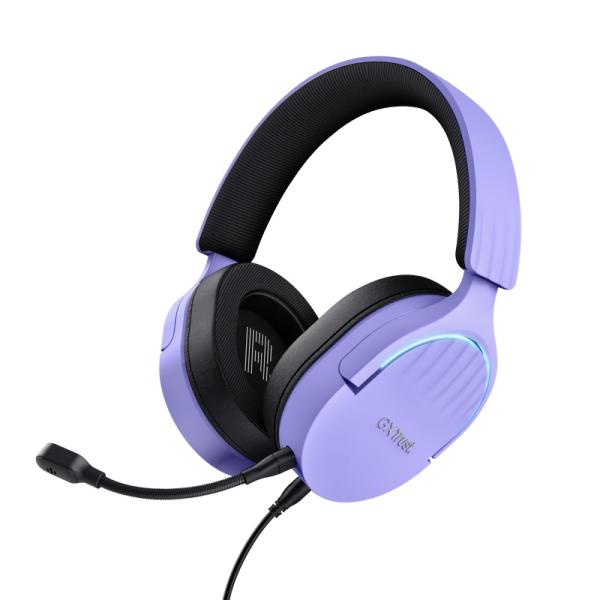Trust Gaming GXT 490 Fayzo/ 7.1/ USB/ Drôt/ Fialová