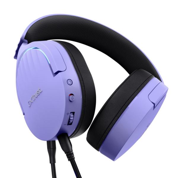 Trust Gaming GXT 490 Fayzo/ 7.1/ USB/ Drôt/ Fialová 
