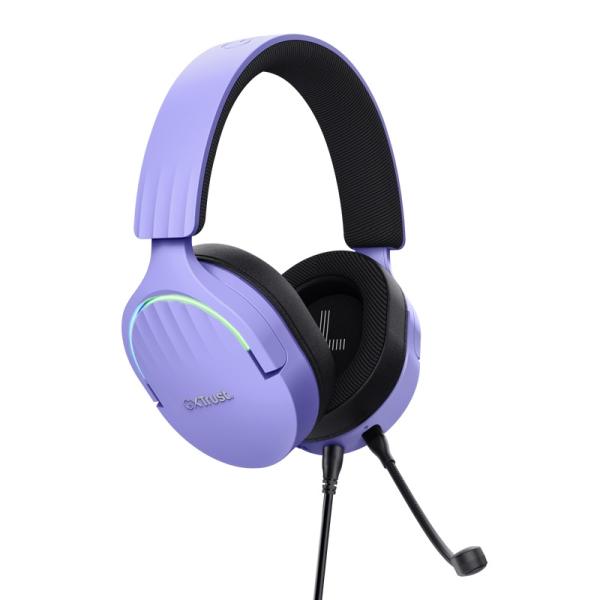Trust Gaming GXT 490 Fayzo/ 7.1/ USB/ Drôt/ Fialová 