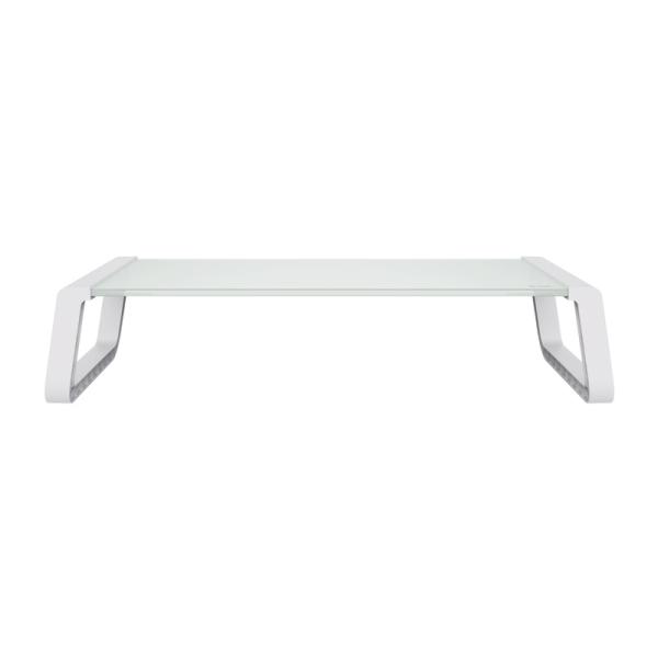 TRUST MONTA GLASS MONITOR STAND WHT 