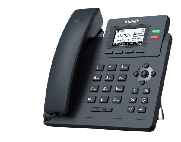Yealink SIP-T31W WiFi telefón, s napájacím adaptérom 
