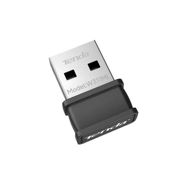 Tenda W311MIv6 AX300 WiFi 6 USB Nano adaptér, 286 Mb/ s, 802.11ax/ b/ g/ n, Soft AP, Win 7/ 10/ 11, Linux 