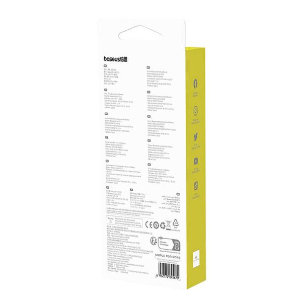 Baseus Encok CZ11/ USB-C/ Drôt/ Čierna 