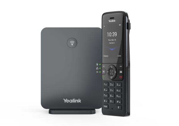 Yealink W78P, IP DECT báza + rúčka, PoE, 2, 4" bar.disp., až 10 rúčok