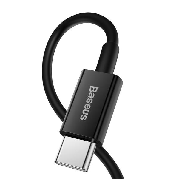 Baseus Dátový kábel Superior Series USB-C/ Lightning 20W 2m čierny 