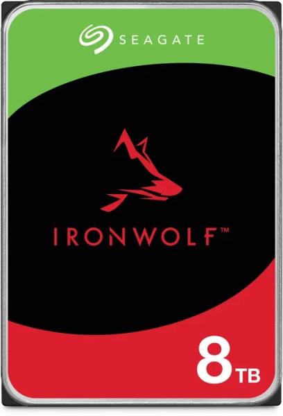 SEAGATE HDD 8TB IRONWOLF (NAS), 3.5", SATAIII, 5400 RPM, Cache 256MB, CMR
