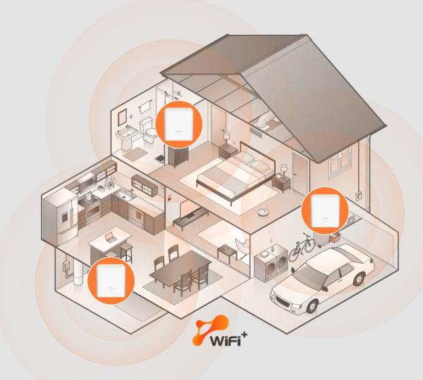 Tenda Nova EX3 (3-pack) WiFi6 AX1500 Mesh Gigabit systém, 6xGLAN/ GWAN, WPA3, VPN, SMART CZ aplikácie 
