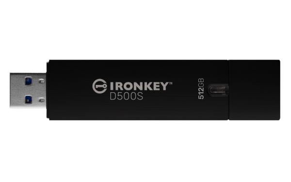 Kingston Ironkey D500S/ 512GB/ USB 3.2/ USB-A/ Čierna 