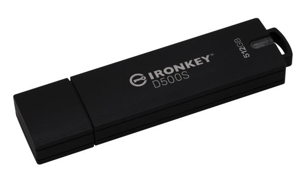 Kingston Ironkey D500S/ 512GB/ USB 3.2/ USB-A/ Čierna