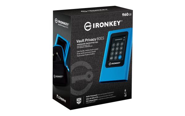Kingston IronKey VP80/ 960 GB/ SSD/ Externý/ 2.5"/ Modrá/ 3R 