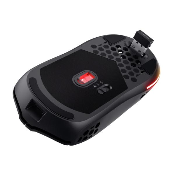Trust Gaming GXT 929 Helox/ Herná/ Optická/ Pre pravákov/ 4 800 DPI/ Bezdrôtová USB/ Čierna 