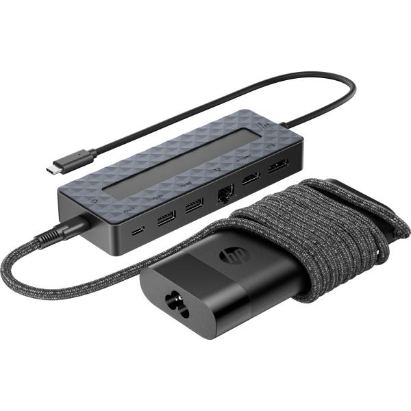 HP Univ. USB-C Hub and Laptop Charger Combo-EURO 
