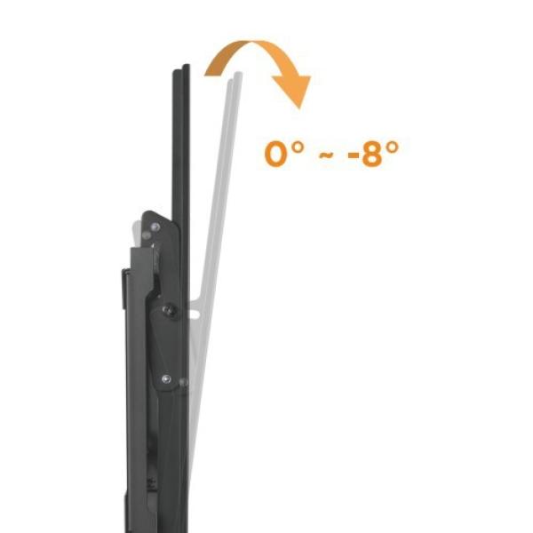Držiak Brateck LP72-46T pre TV 37"-80" 75kg polohovateľný nástenný 