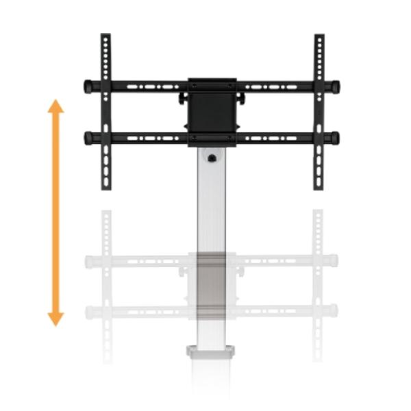 ALU pojazdný stojan Brateck FS44-46TW pre TV 37"-86" 50kg police 