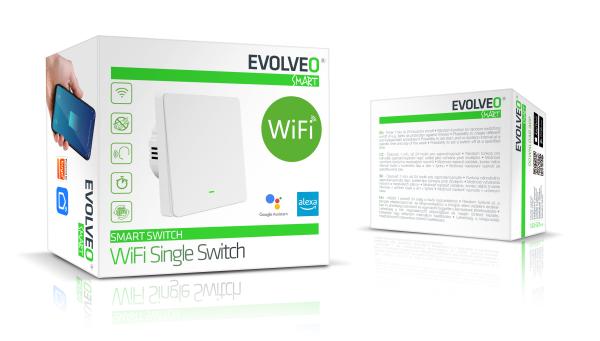 EVOLVEO WiFi Dual Switch, šikovný vypínač 