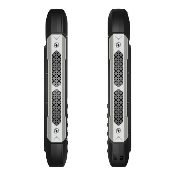 EVOLVEO StrongPhone H1, IP68 odolný Dual SIM telefón, 2, 8" LCD, 5000mAh, Powerbanka, čierno-strieborný 