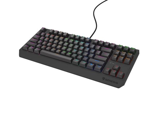 Genesis herná bezdrôtová klávesnica THOR 230 Lite/ Drôtová USB/ US layout/ Čierna 