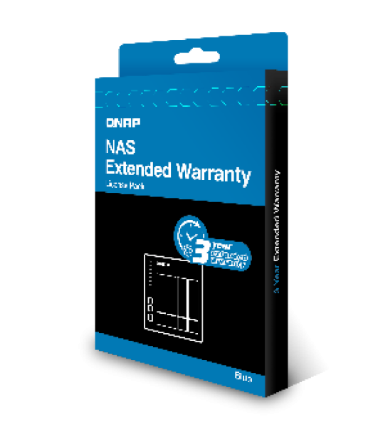 QNAP el. licence, prodloužení záruky o 3 roky (LIC-NAS-EXTW-BLUE-3Y-EI)