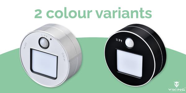 Zásuvkový modul Viking A20B, čierna/ LED svetlo 3W/ Pohybový senzor/ 230V, 16A, 50Hz 