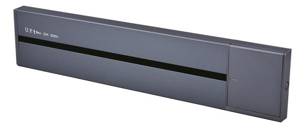 Zásuvková lišta - povrchová Viking LP60G/ 230V, 50Hz/ 60cm dĺžka/ sivá/ až 7 modulov/ IP20/ hliník/ povrchová 