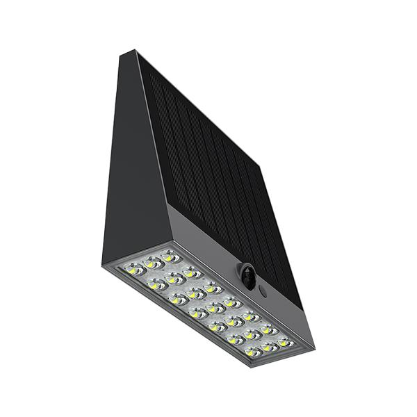 Vonkajšie solárne LED svetlo Viking SR25/ Pohybový senzor/ 1000 lm/ 4 režimy/ IP54/ denná biela 