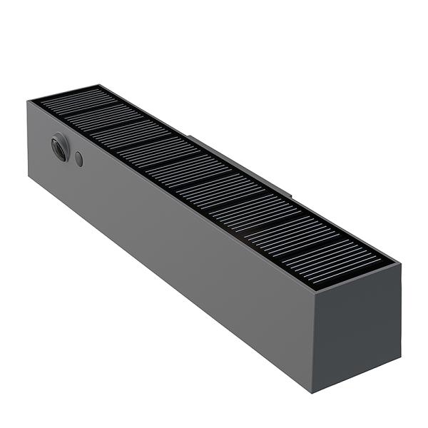 Vonkajšie solárne LED svetlo Viking SR24/ Pohybový senzor/ 1000 lm/ 4 režimy/ IP54/ denná biela 