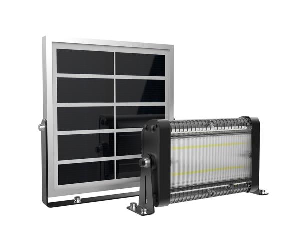 Vonkajšie solárne LED svetlo Viking SR20/ 3000 lm/ 4 režimy/ IP65/ studená biela 
