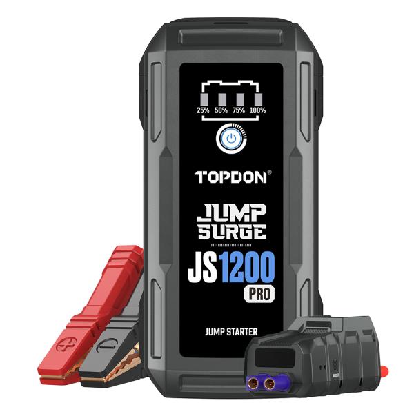 Car Jump Starter JumpSurge 1200 PRO/ 10000mAh/ max výstupný prúd 1800A/ 2xUSB-A/ USB-C/ DC Jack 