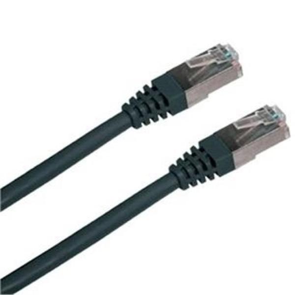 Patchkábel S/ FTP, Cat6, 2xRJ45, 10m čierny