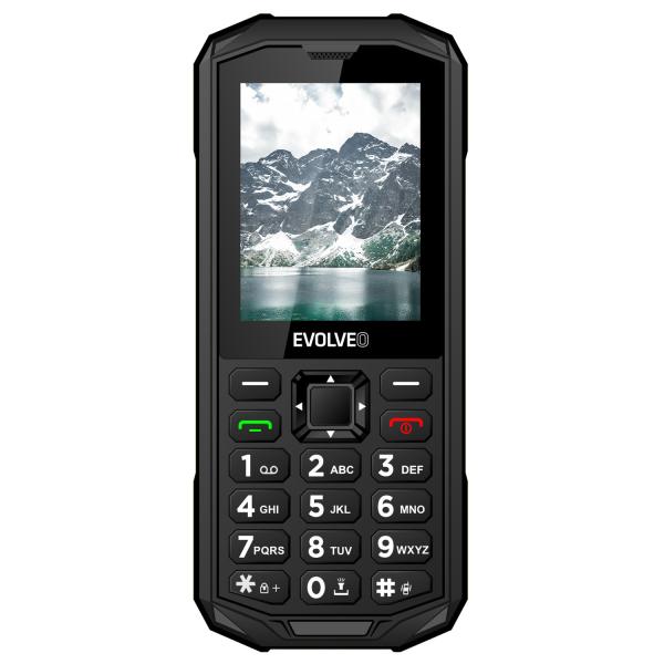 EVOLVEO StrongPhone X5, IP68 odolný Dual SIM telefón, 2, 4" LCD, 2500mAh, čierno-sivý 