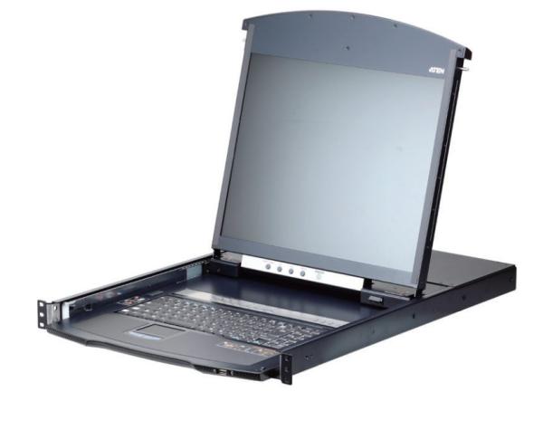ATEN 16-port Cat.5 KVM PS/ 2+USB, OSD, 19", 2 príst