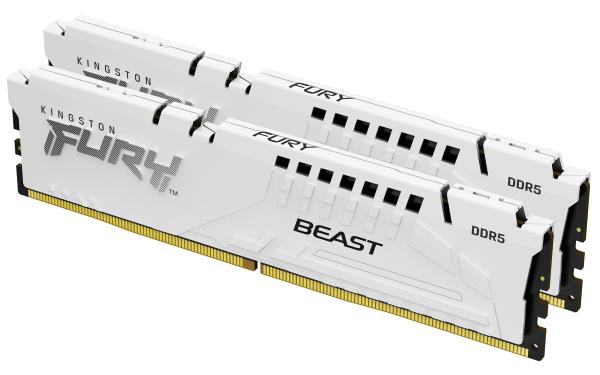Kingston FURY Beast EXPO/ DDR5/ 32GB/ 6000MHz/ CL36/ 2x16GB/ White