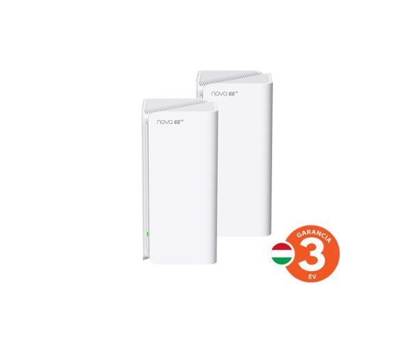 Tenda Nova MX21 Pro (2-pack) WiFi 6E AXE5700 Mesh Gigabit systém, router, 6x GLAN/ GWAN, VPN, CZ app 