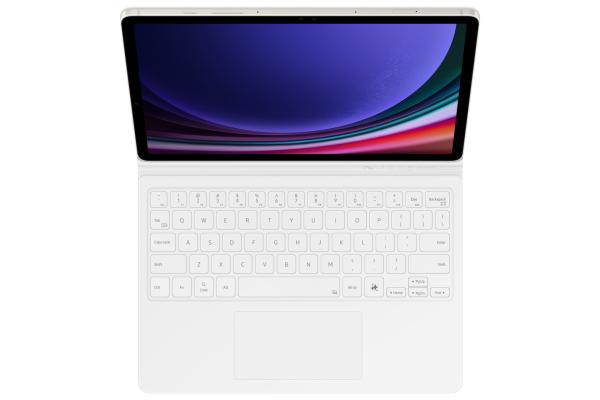 Samsung Ochranný kryt s klávesnicou a touchpadom pre Tab S9/ S9 FE/ S10 FE White 