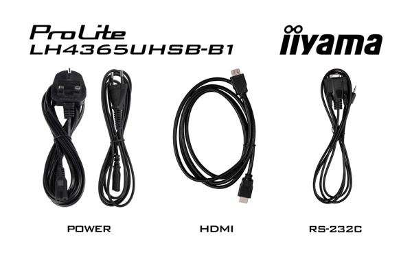 43" iiyama LH4365UHSB-B1: IPS, 4K UHD, Android, 24/ 7 