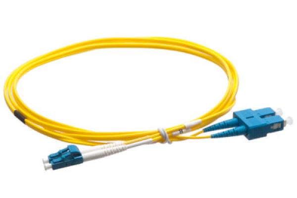Patchcord FO duplex LC-SC/ APC 9/ 125um SM, 10m