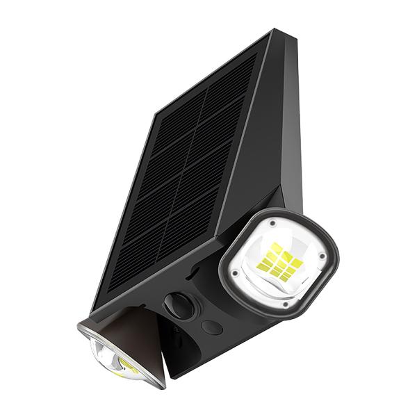 Vonkajšie solárne LED svetlo Viking SR39/ Pohybový senzor/ 800 lm/ IP44/ 4 režimy/ denná biela 