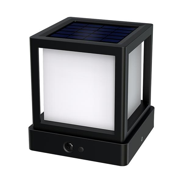Vonkajšie solárne LED svetlo Viking SR54/ Solárne LED svetlo / Pohybový senzor / 800 lm / IP65 