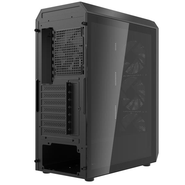 Adata XPG Valor Air Plus/ Midi Tower/ Transpar./ Čierna 