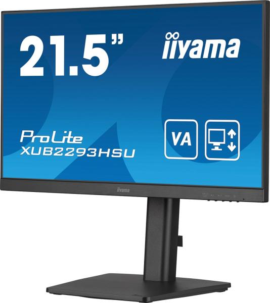 iiyama ProLite/ XUB2293HSU-B7/ 21, 5"/ IPS/ FHD/ 100Hz/ 1ms/ Black/ 3R 